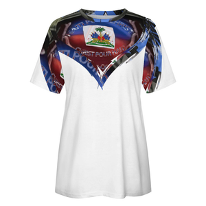 Women's Cotton T-shirt Full Print