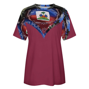 Women's Cotton T-shirt Full Print