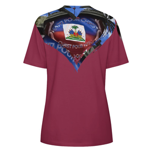 Women's Cotton T-shirt Full Print