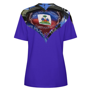 Women's Cotton T-shirt Full Print