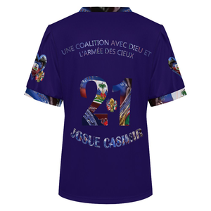 EVictor V-Neck Bubble Sleeve T-Shirt